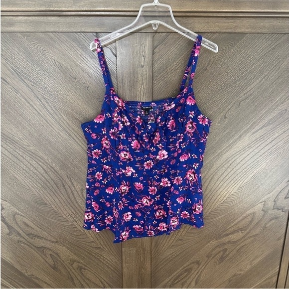 Torrid Peplum Eyelet Cami Size 3X - Picture 1 of 6